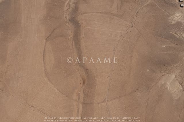 One of the 11 "Big Circles" photographed by Aerial Photographic Archive for Archaeology in the Middle East (www.apaame.org)