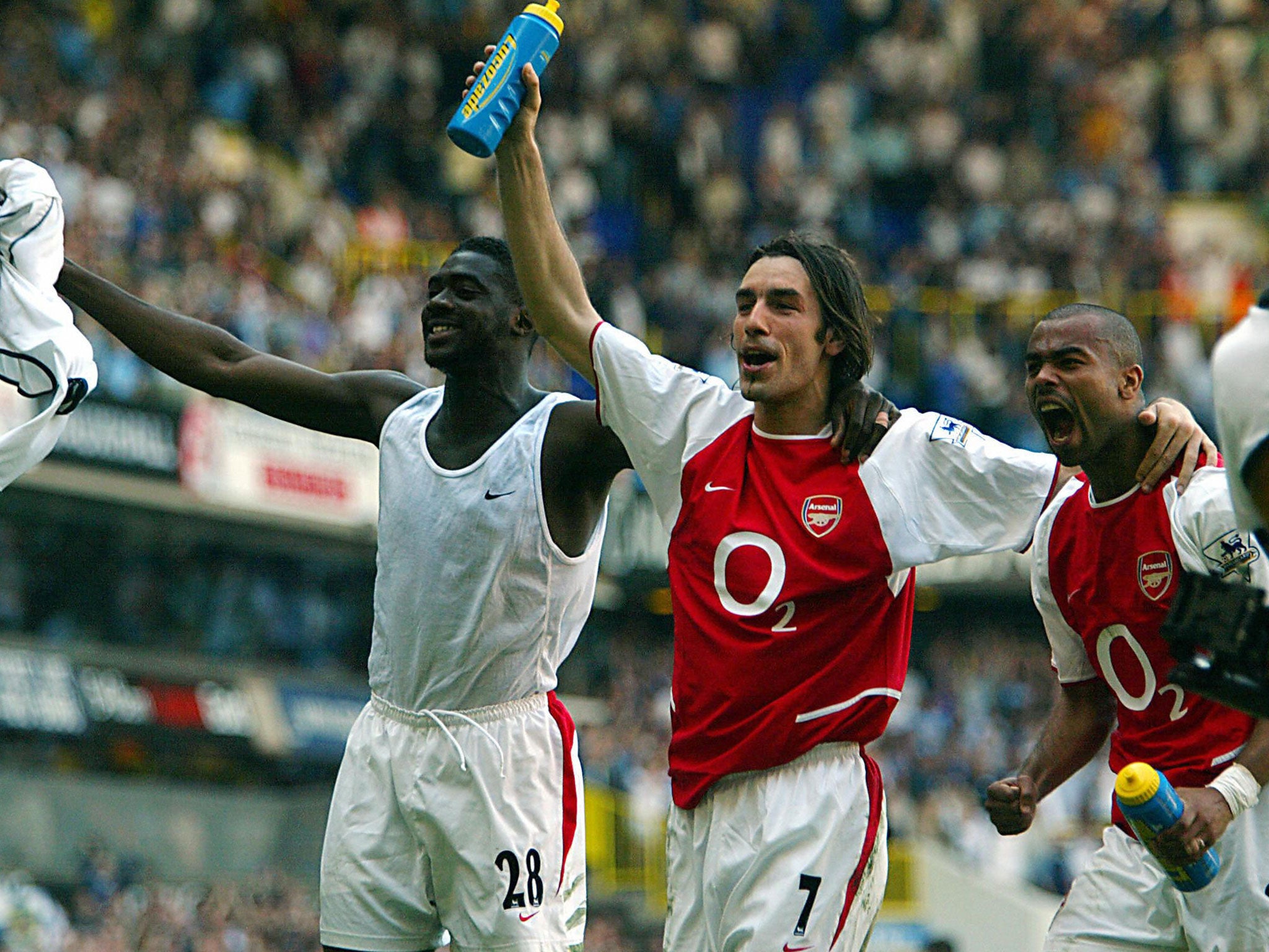 Kolo Toure as part of Arsenal's Invincibles in 2003-04