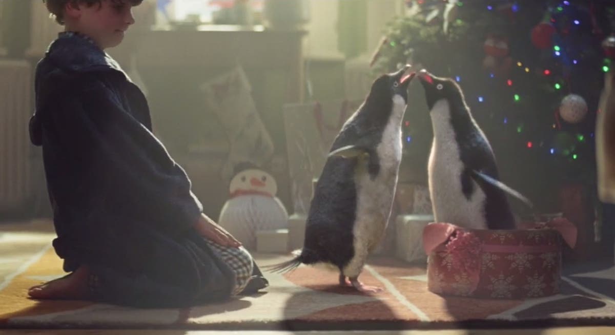 John Lewis Christmas advert 2014 Monty the lusty penguin seeks mate