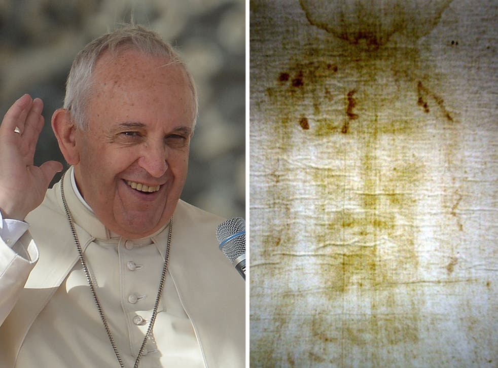 Pope Francis announced he will visit the Turin Shroud on 21 June next year