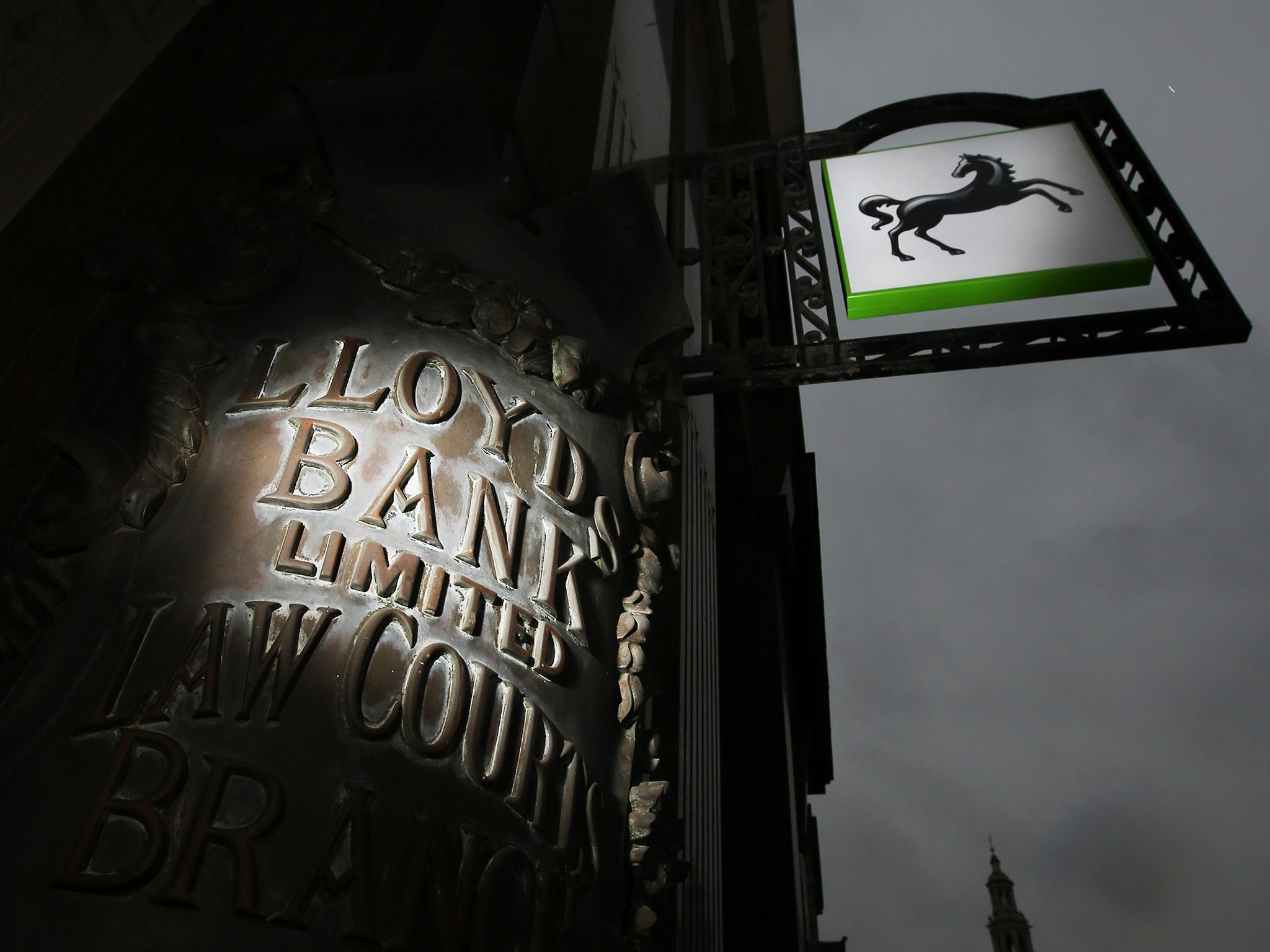 The Treasury had a 40 per cent stake in Lloyds after it bailed out the bank with £20 billion of taxpayer money in 2009