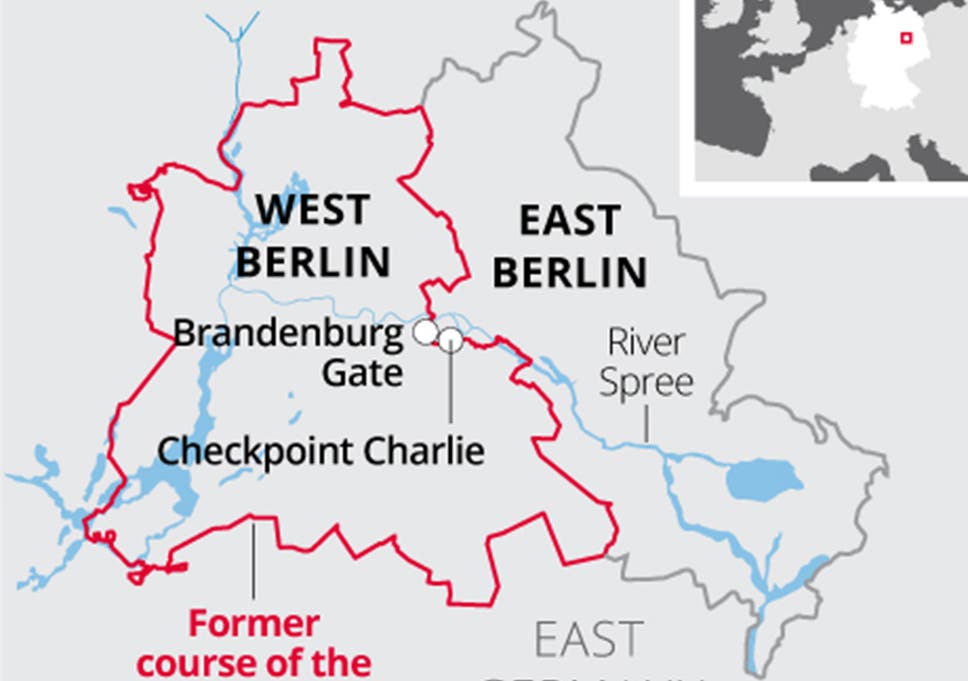 Slikovni rezultat za berlin wall borders