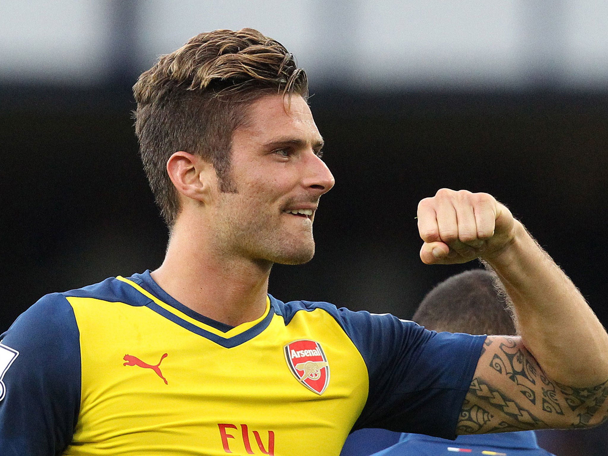 Olivier Giroud is nearing a return from his broken tibia