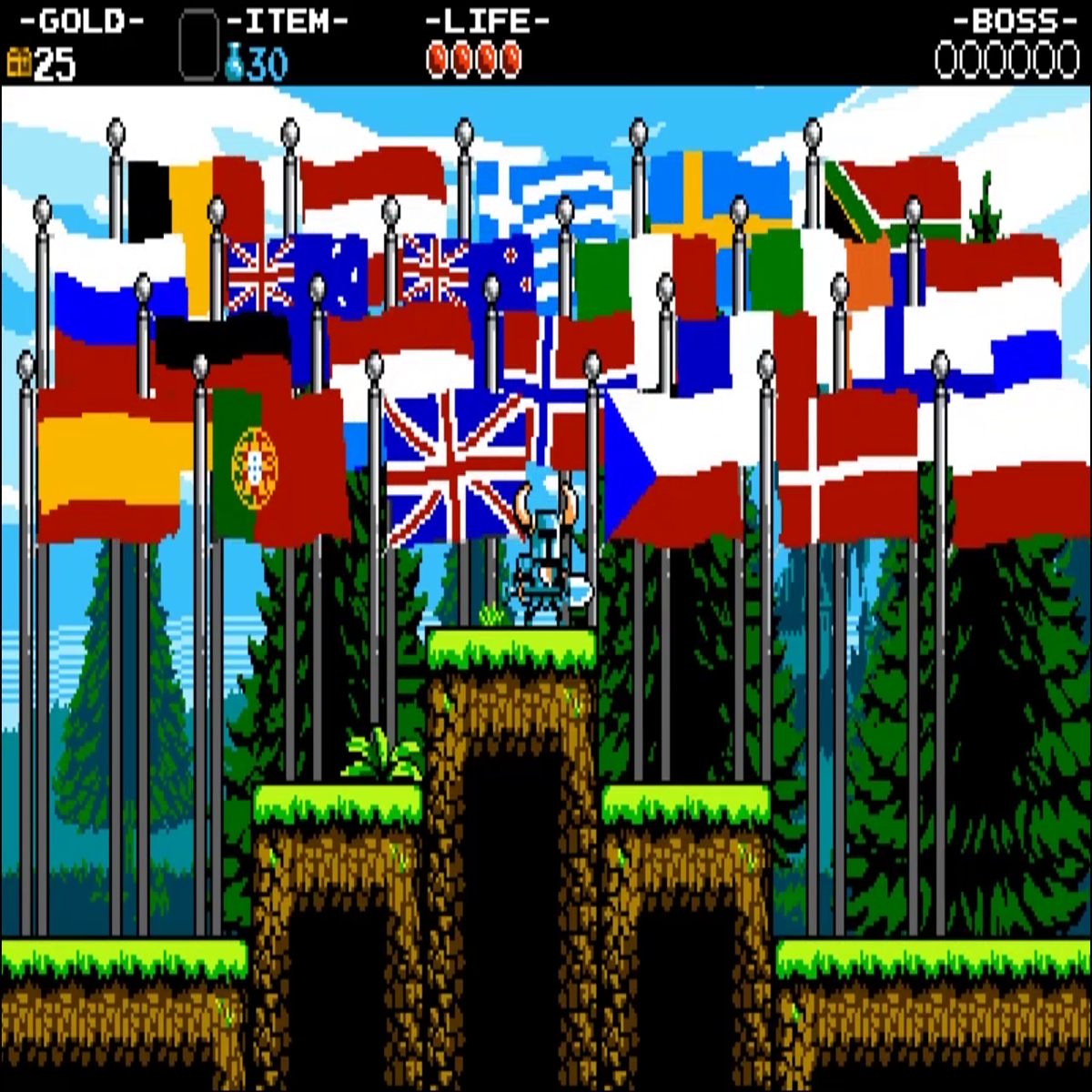 Shovel store knight nes