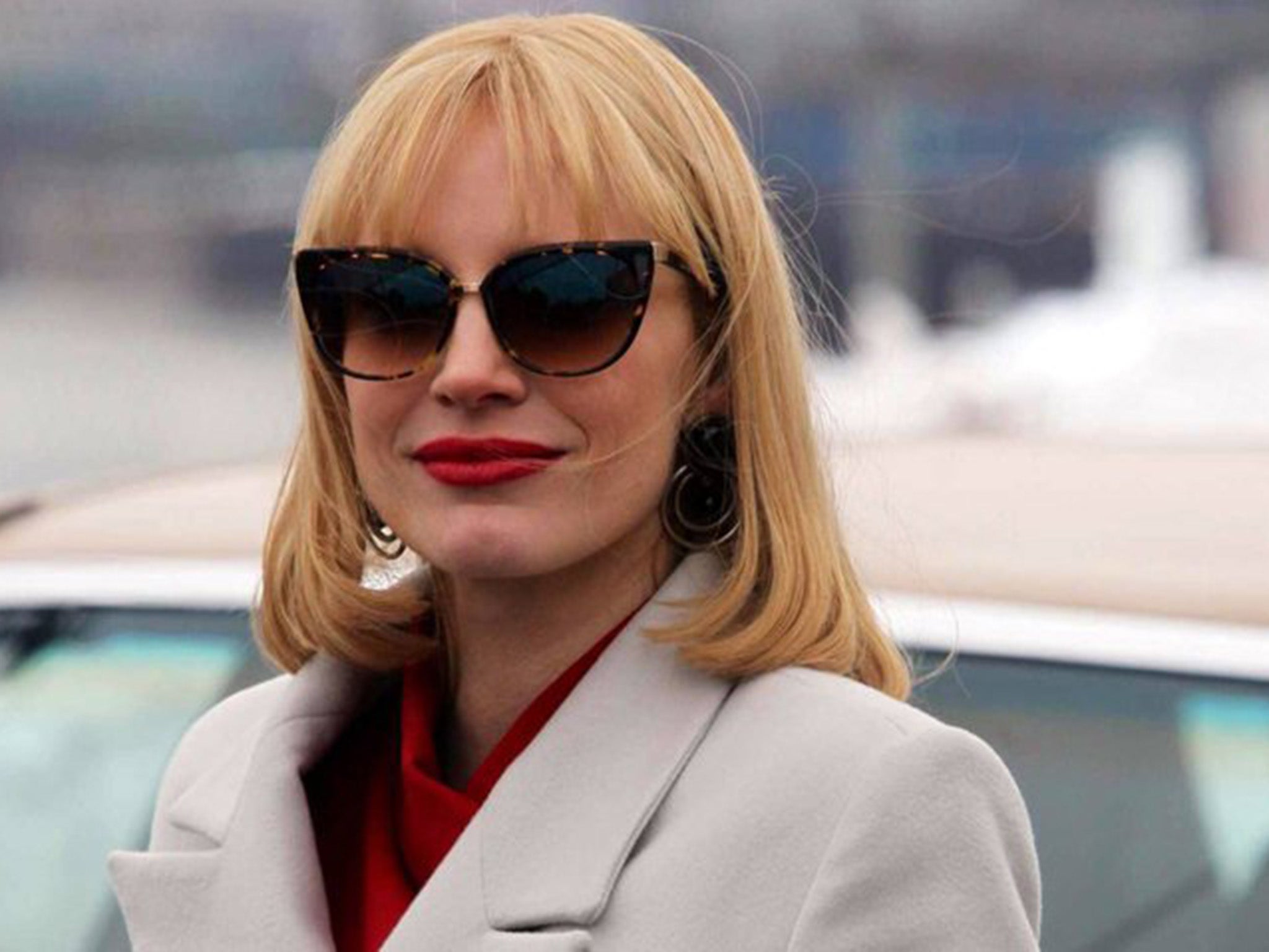 Jessica Chastain as Anna Morales in A Most Violent Year