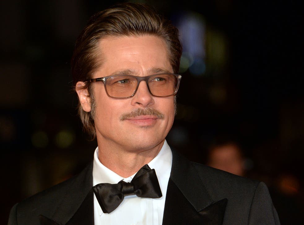 Brad Pitt attends the closing night European Premiere gala red carpet arrivals for 'Fury'