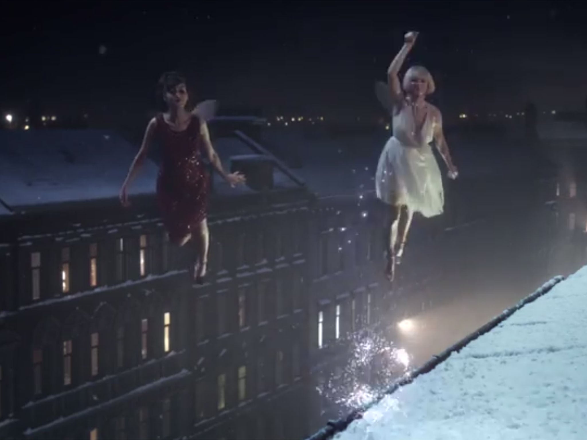 Magic and Sparkle bring Christmas cheer to the country in the Marks and Spencer Christmas ad