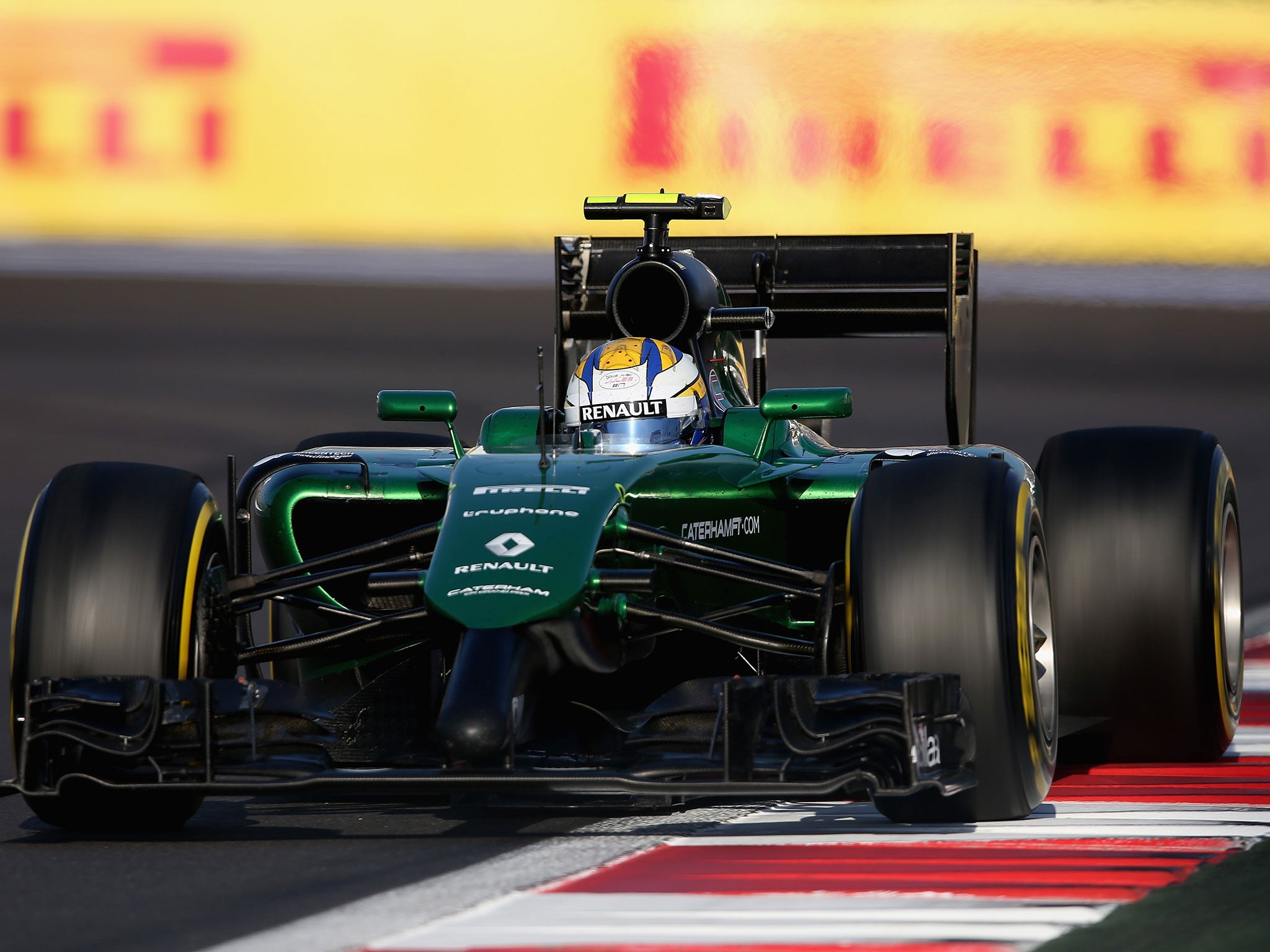 Marcus Ericsson driving for Caterham at the Russian Grand Prix earlier this year