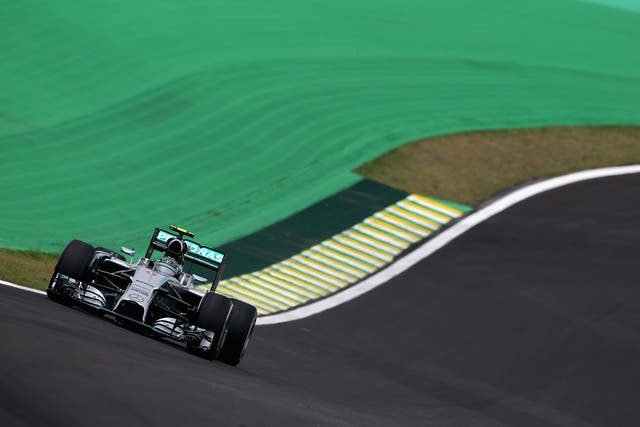 Nico Rosberg set the fastest time of the morning session