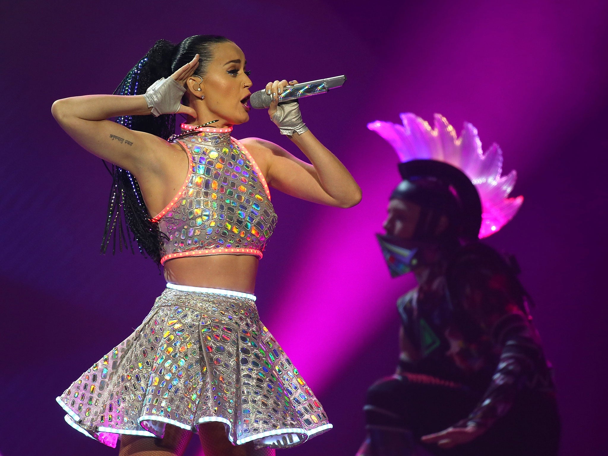 Katy Perry will be taking to the Grammys stage on Sunday 8 February