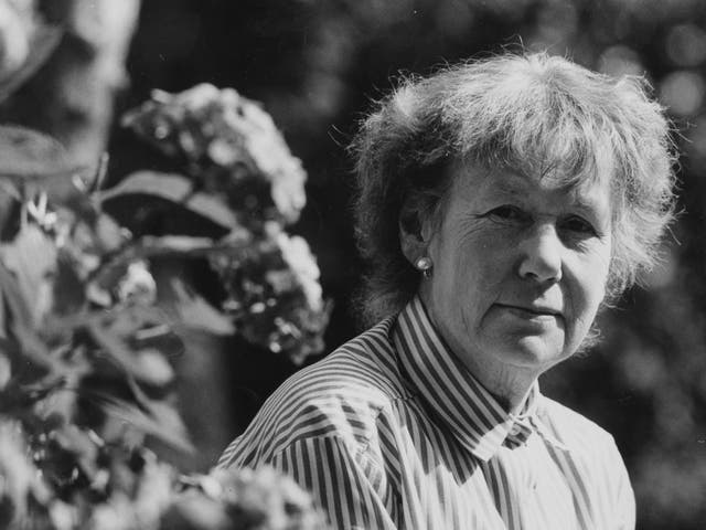 Writer of acutely observed tragi-comedies with a serious moral purpose: Penelope Fitzgerald in 1990. 