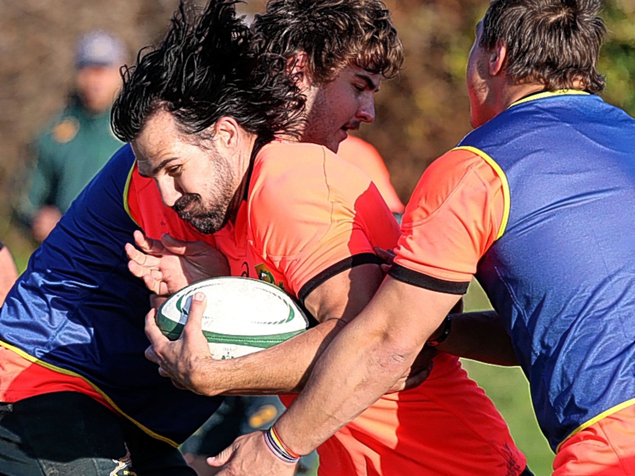 The Ireland captain, Paul O’Connell, described South Africa’s Victor Matfield (pictured), who has returned to the game after retiring for a year, as ‘the best lineout forward in the world’
