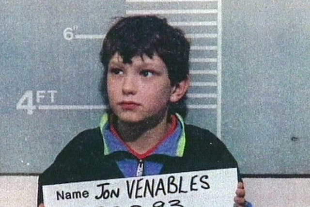 Jon Venables was ten when he killed two-year-old James Bulger 
