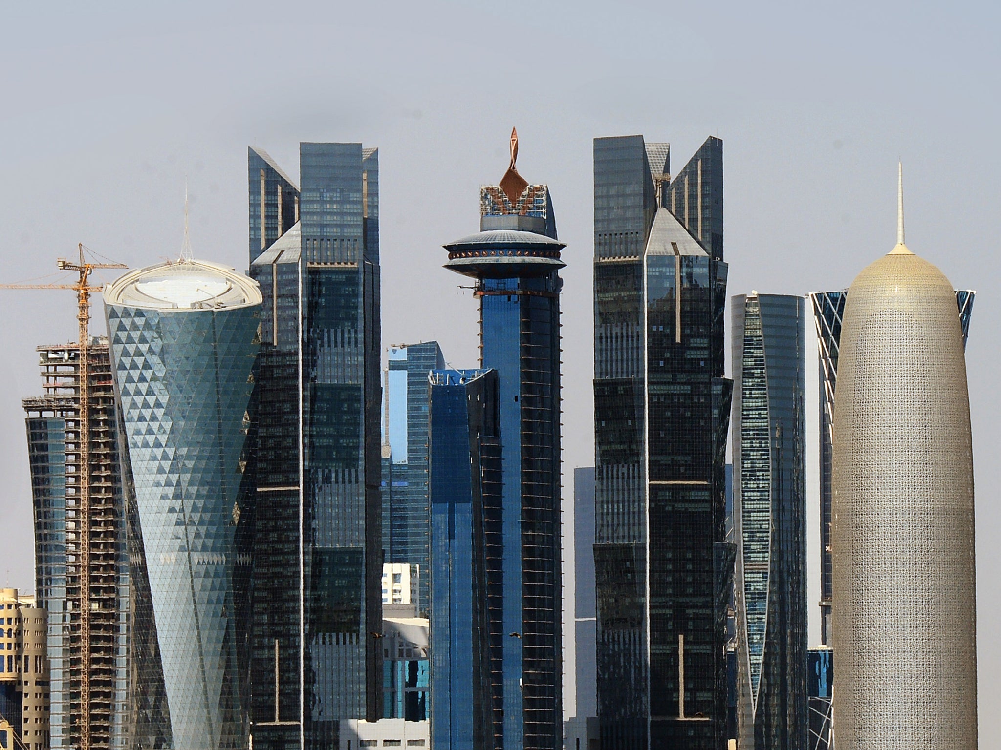 Doha by day: Qatar has faced increasing accusations of fostering links to Isis and other Islamic militants