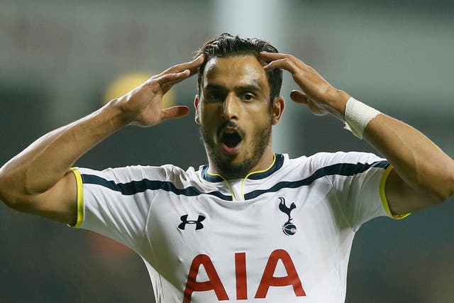 Net gains: Nacer Chadli is reaping the rewards of his improved fitness