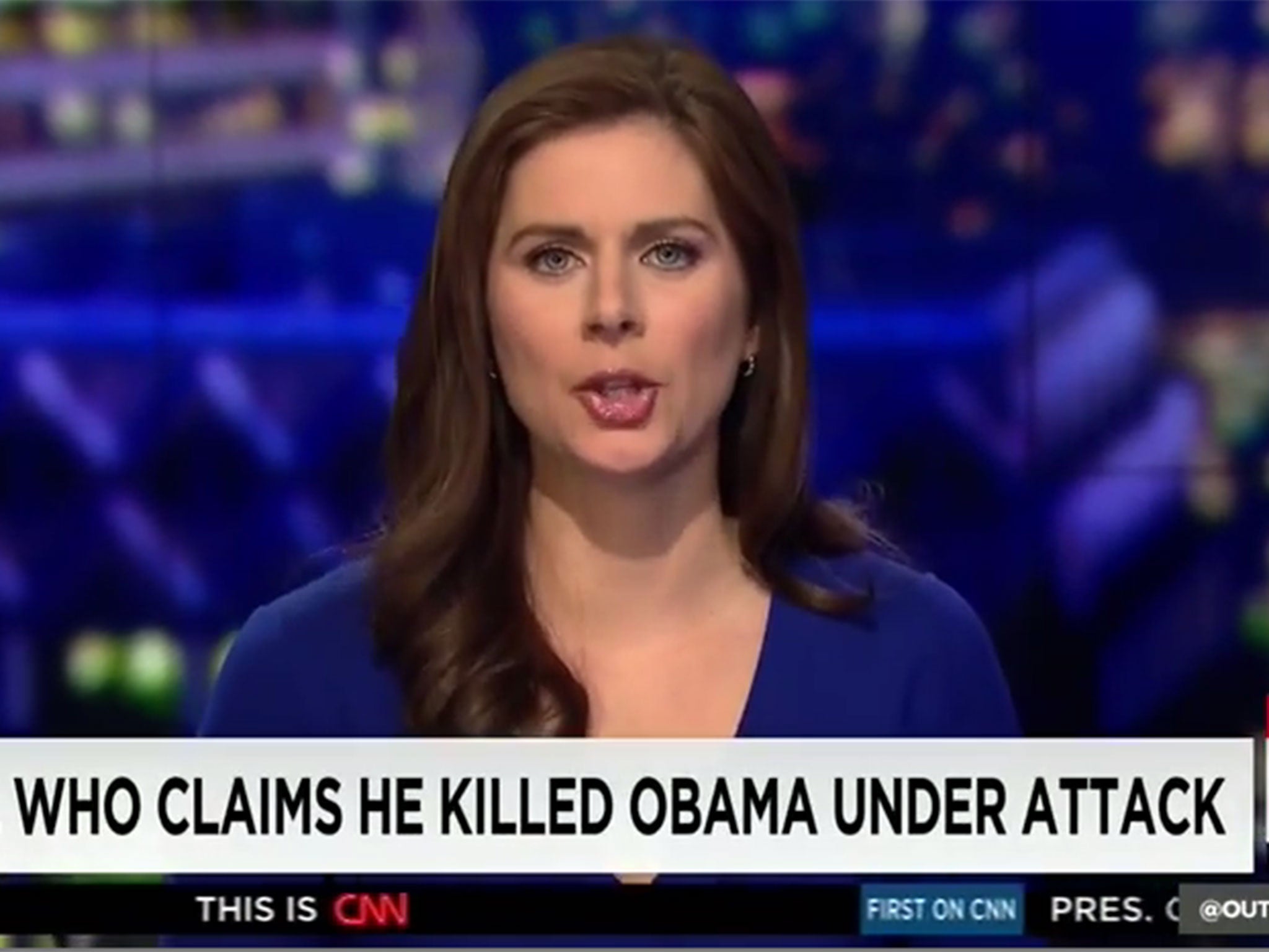 The mistake was broadcast for a full 50 seconds on CNN before it could be corrected