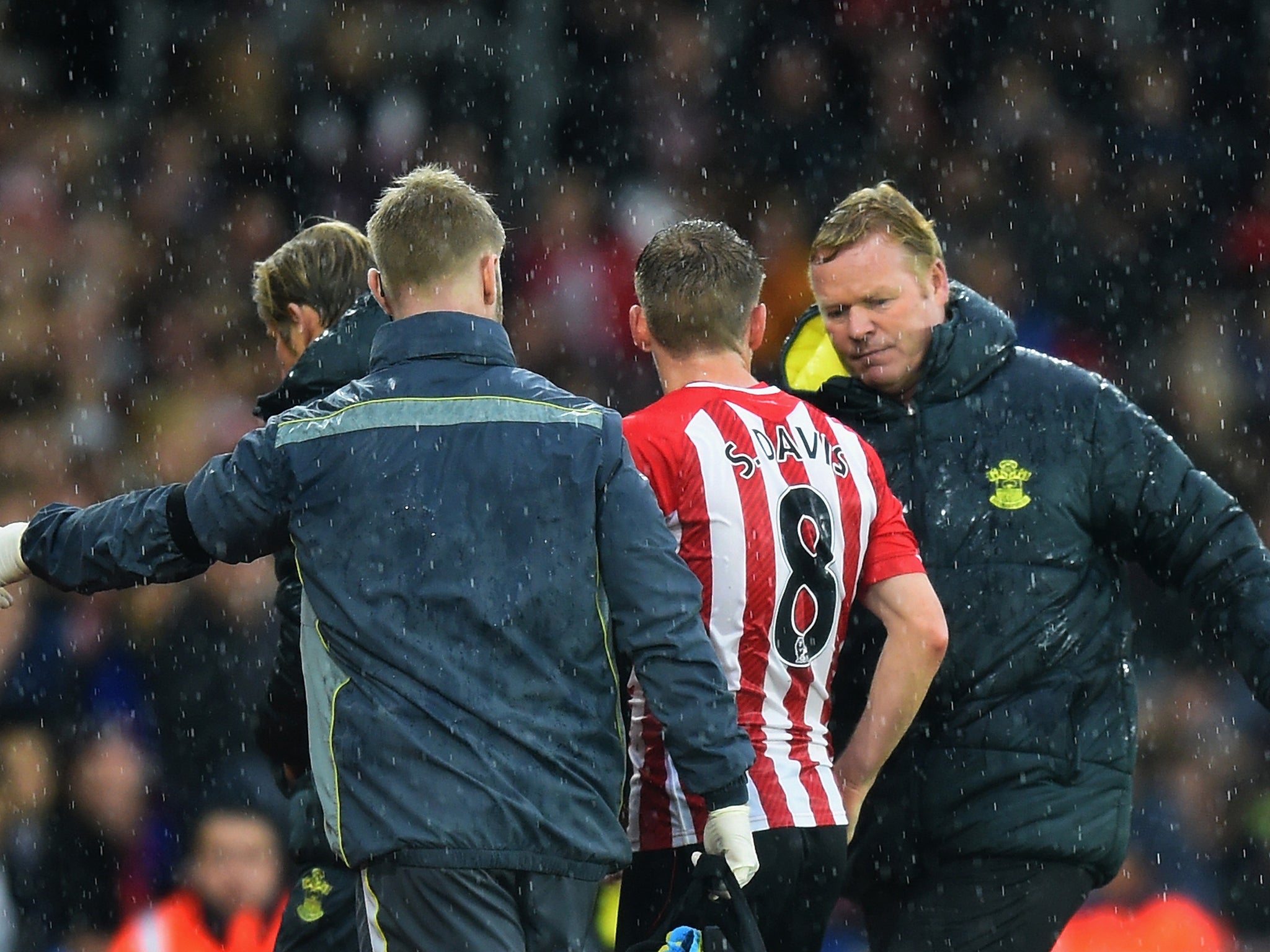 Ronald Koeman during Southampton's win over Leicester