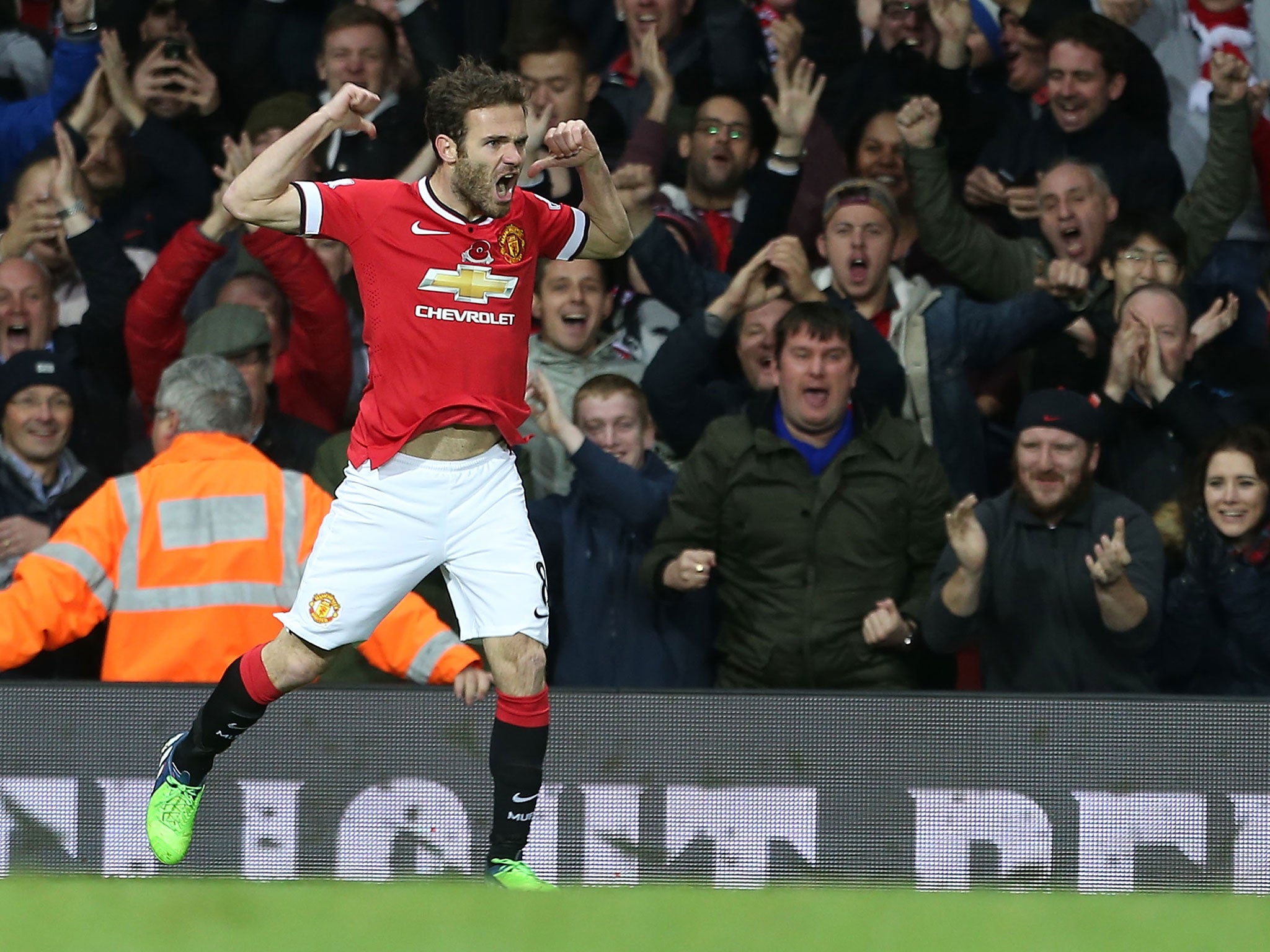Juan Mata rescued Manchester United in the 1-0 win over Crystal Palace