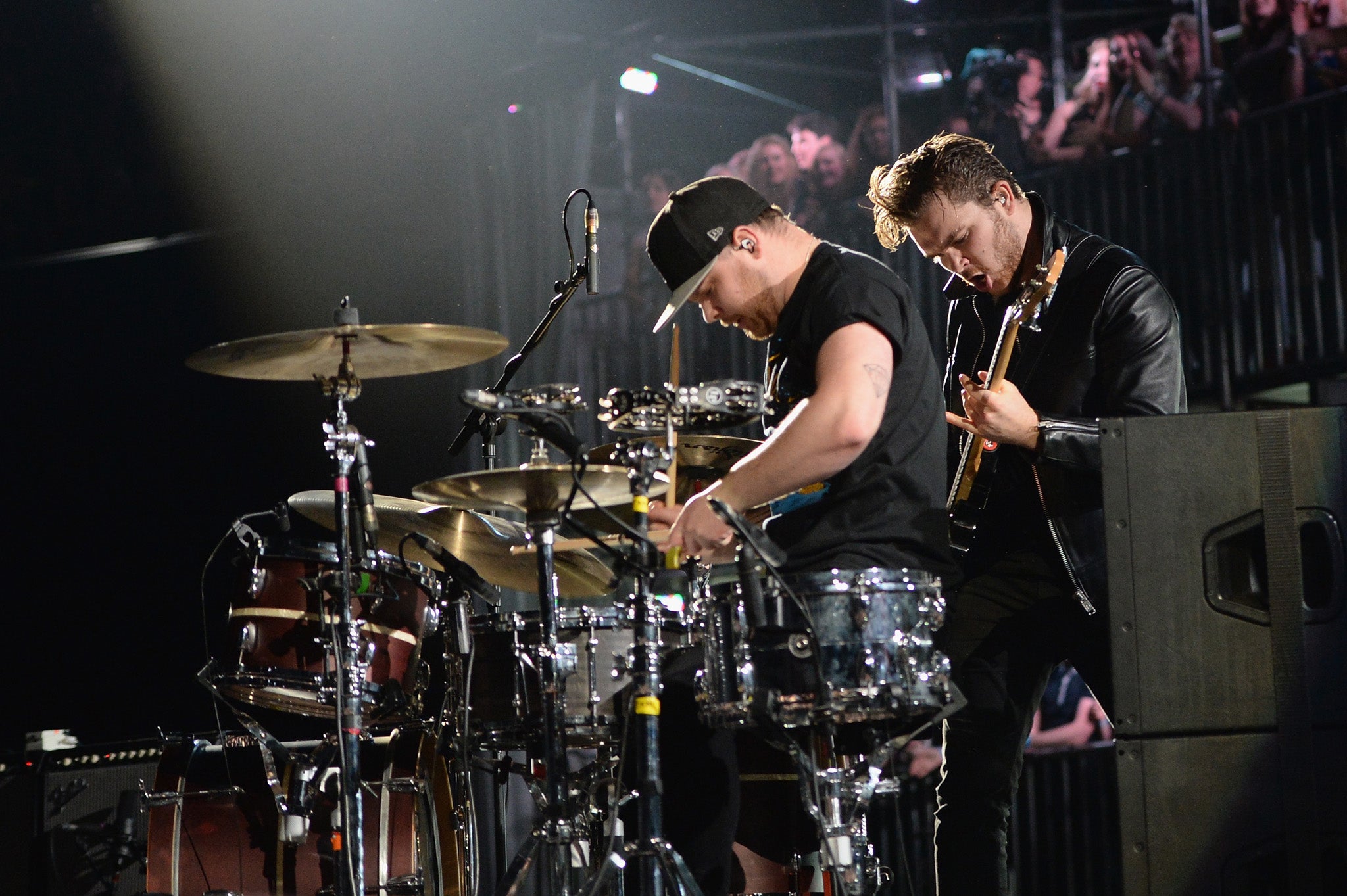 Royal Blood perform on stage at the MTV EMAs