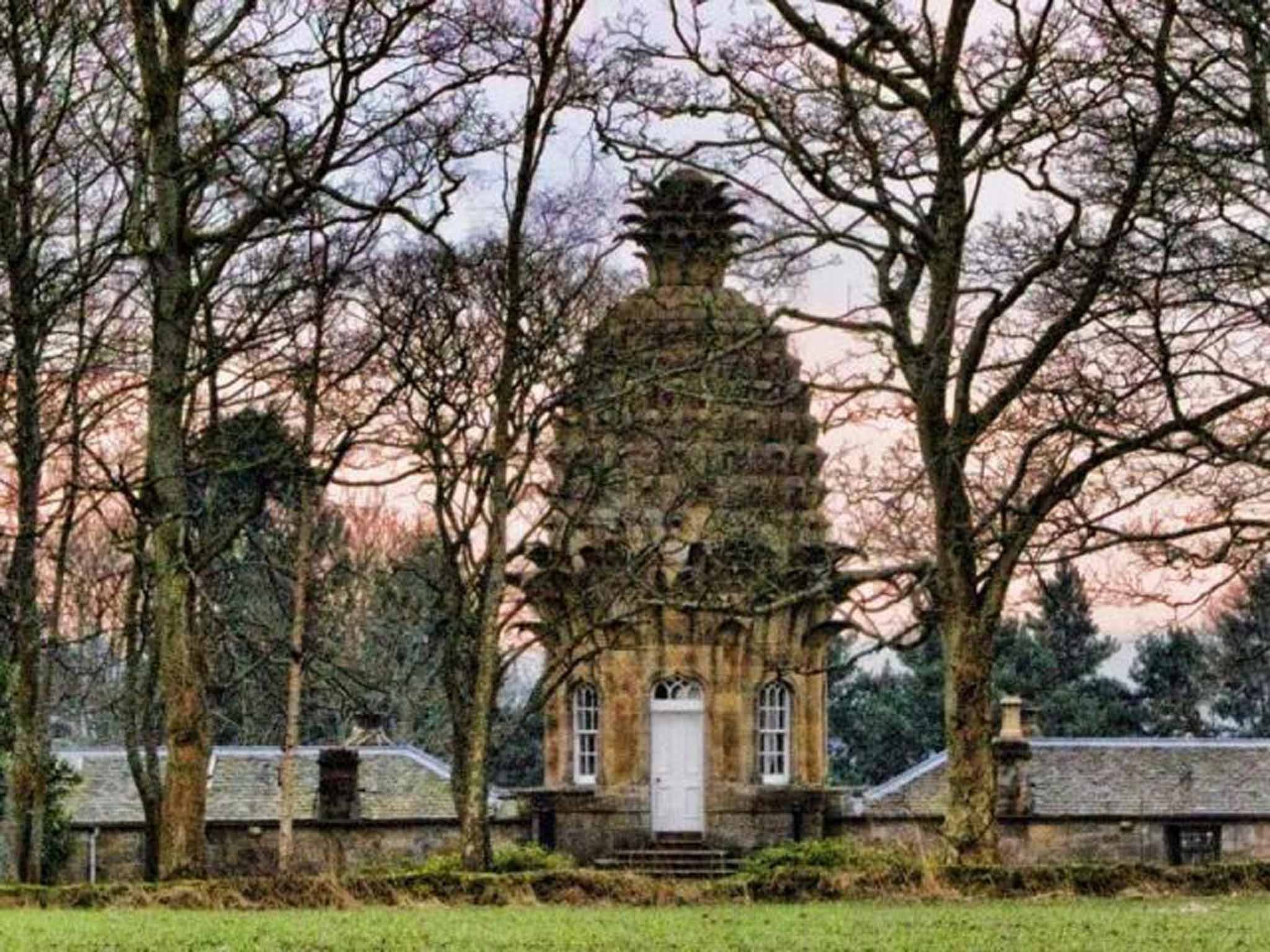 The Pineapple is an 18th-century summer house in Dunmore, Scotland