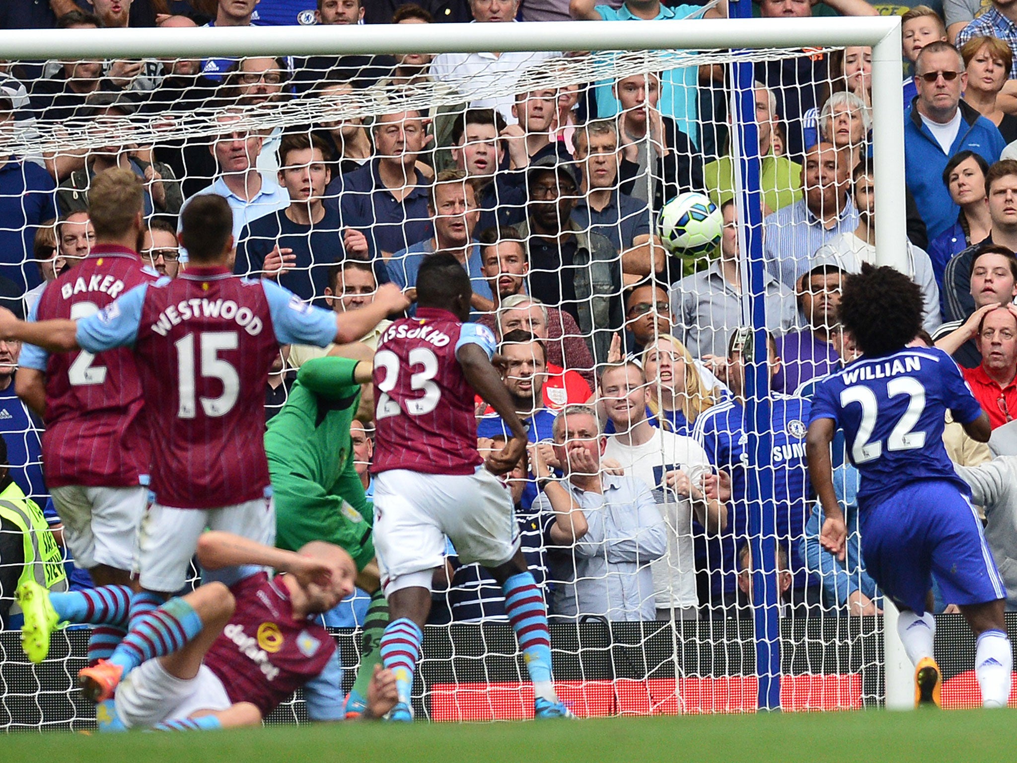 Willian has just one goal this season, in the 3-0 win against Aston Villa