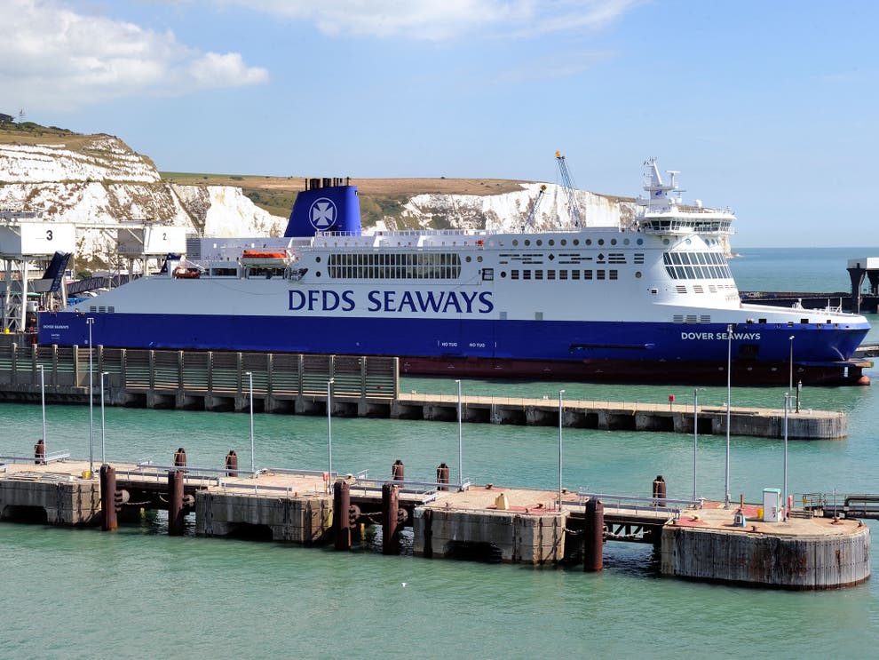 Dover ferry accident Four in hospital after ship ploughs into dock