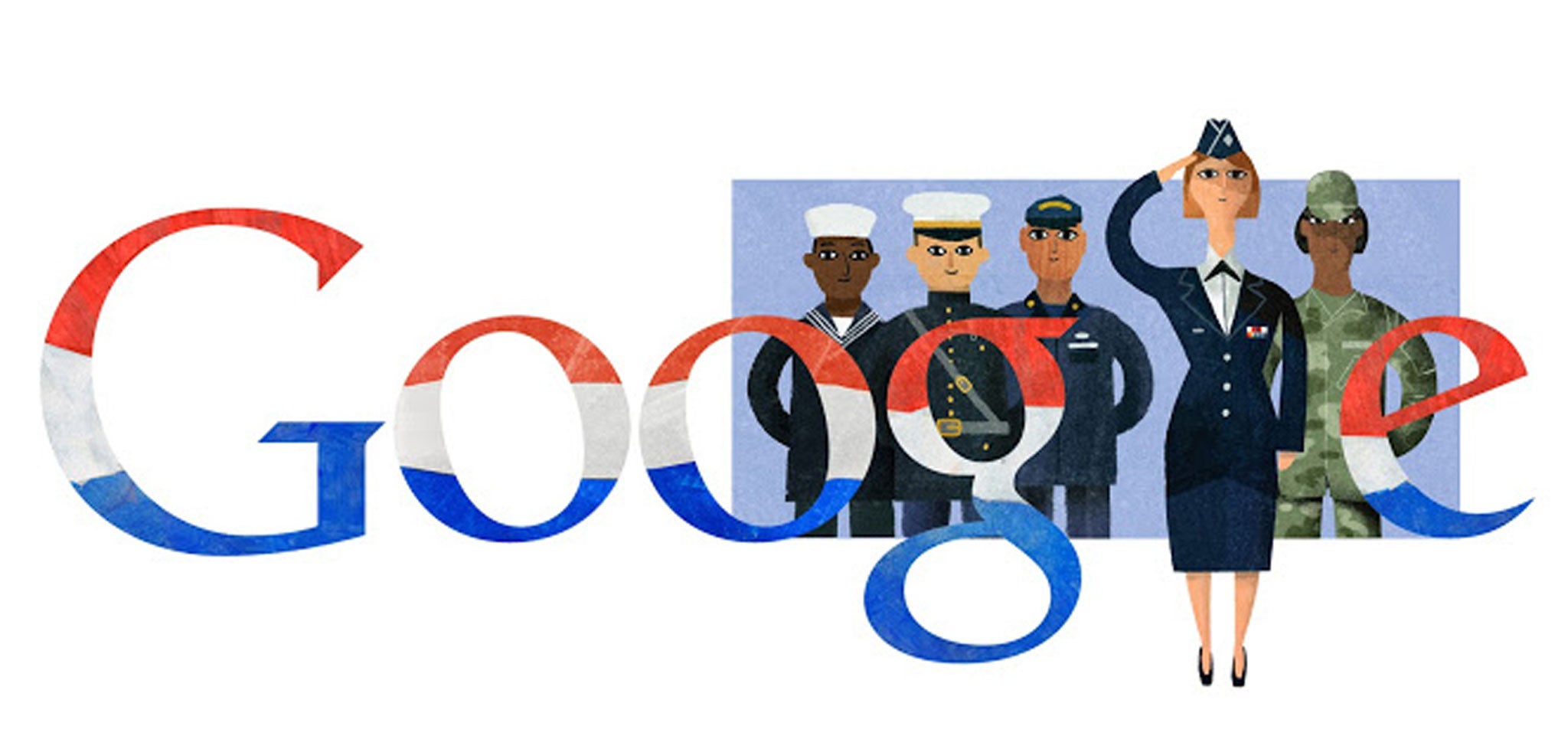 Google Doodle commemorates Veterans Day