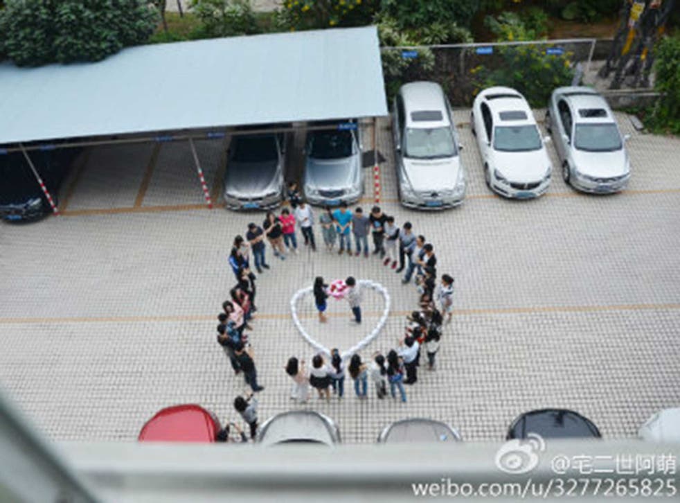 The proposal seen from above (weibo)