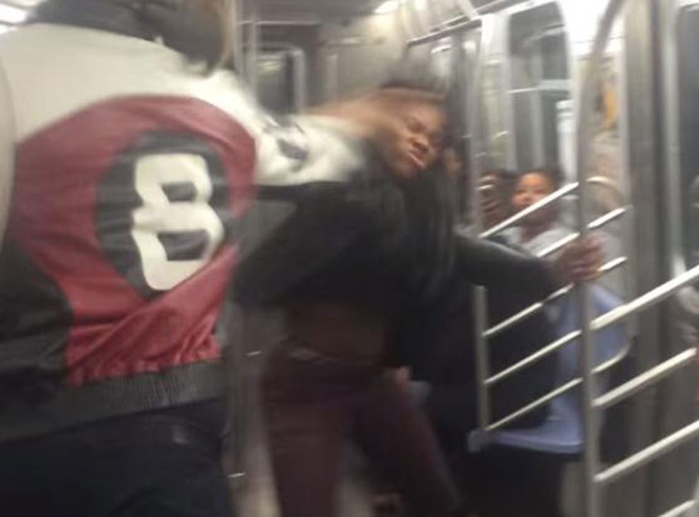New York subway slap video: Four arrested after chaotic brawl breaks ...
