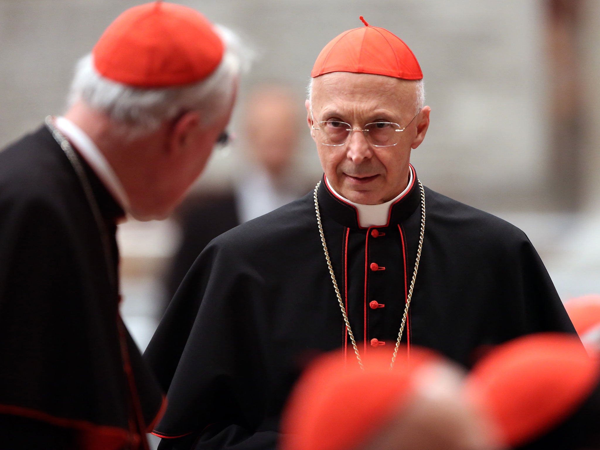 Archbishop of Genova cardinal Angelo Bagnasco