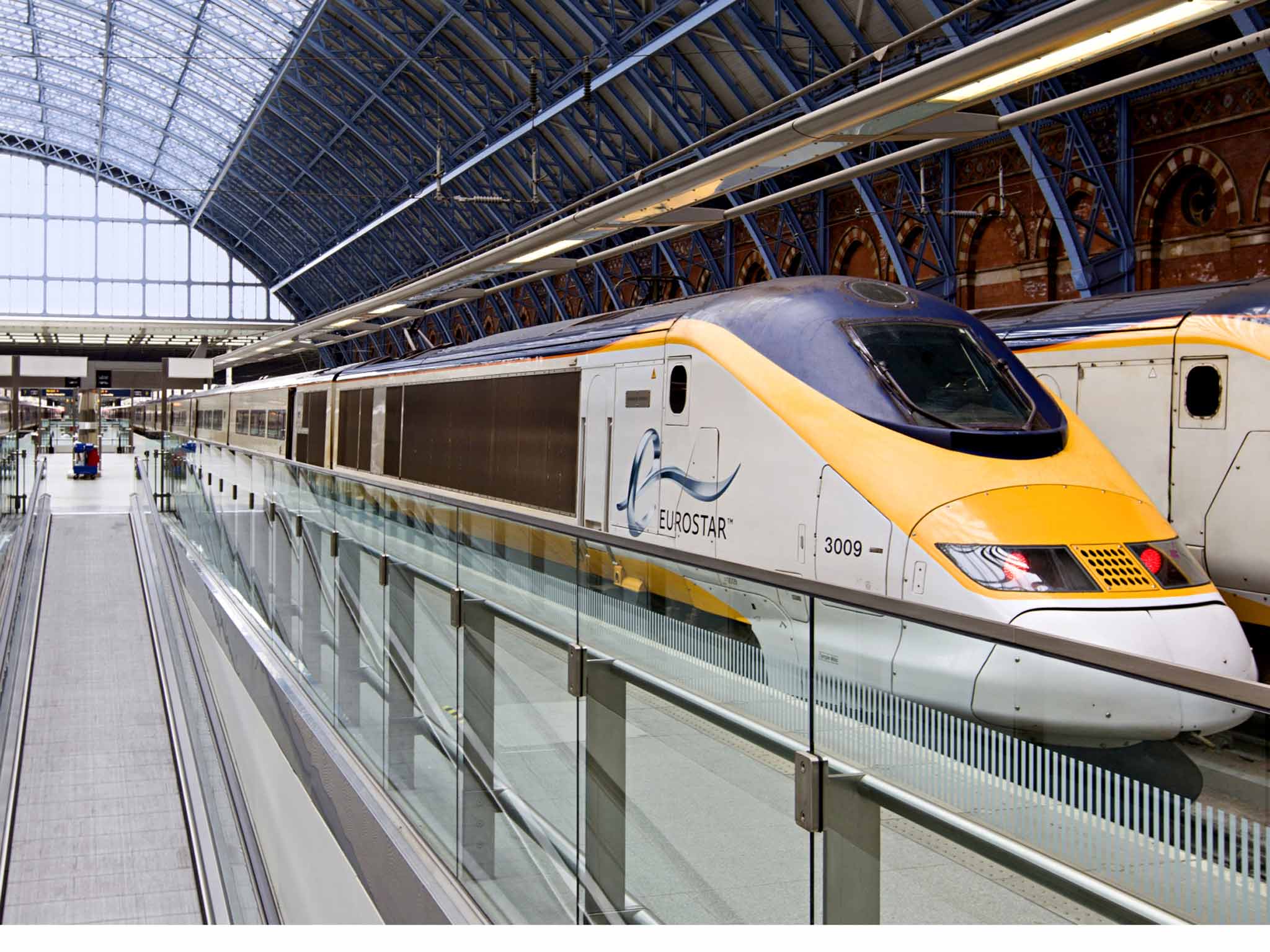 Eurostar celebrates 20 years of service; the train links London with Brussels and Paris