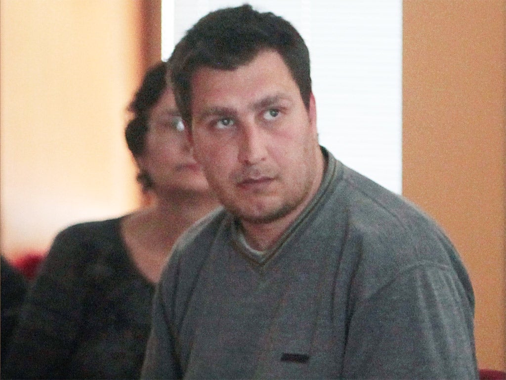 Bulgarian Deyan Valentinov Deyanov during his trial in Tenerife last year