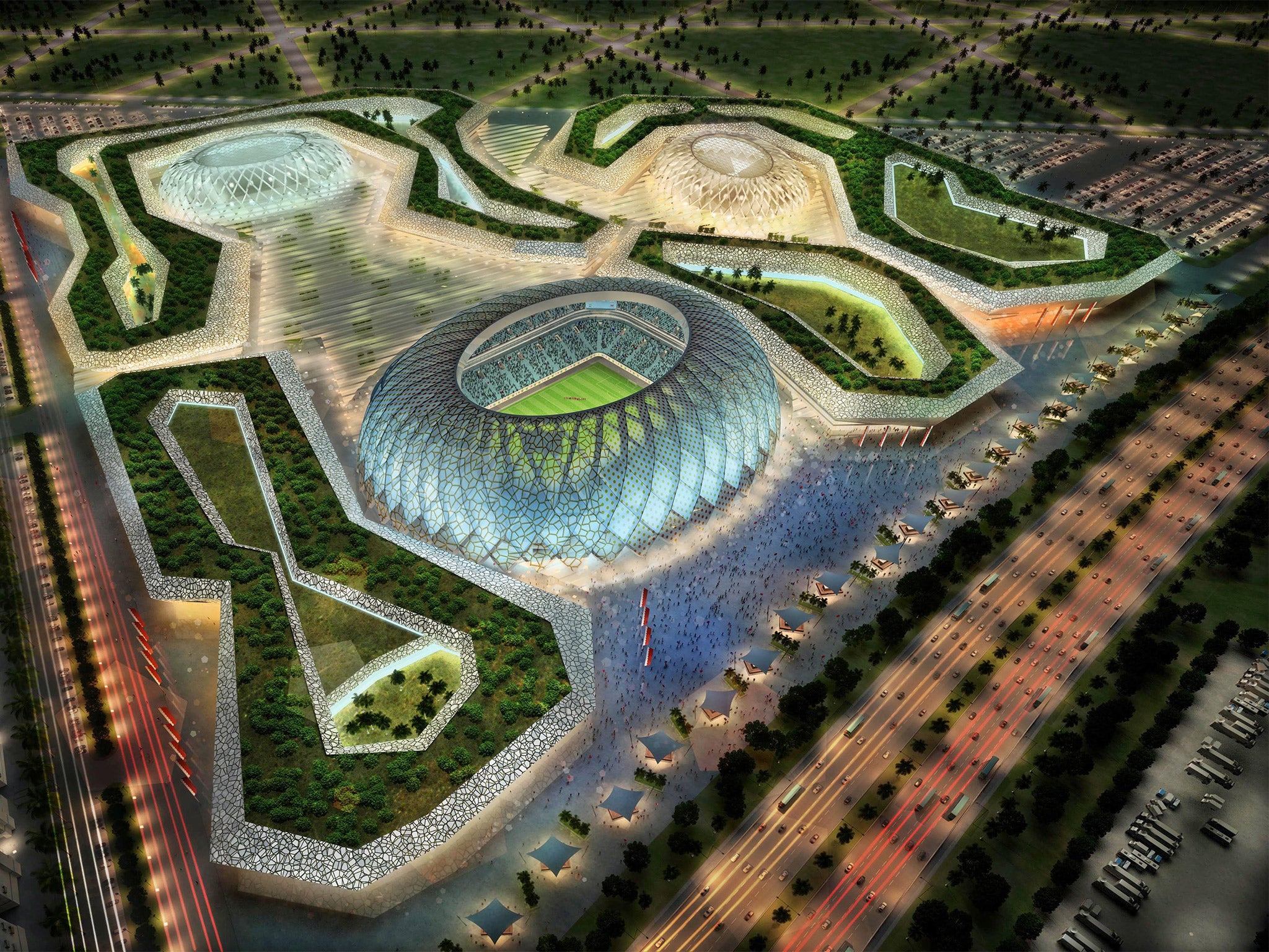 A proposed new stadium in Al-Wakra, Qatar
