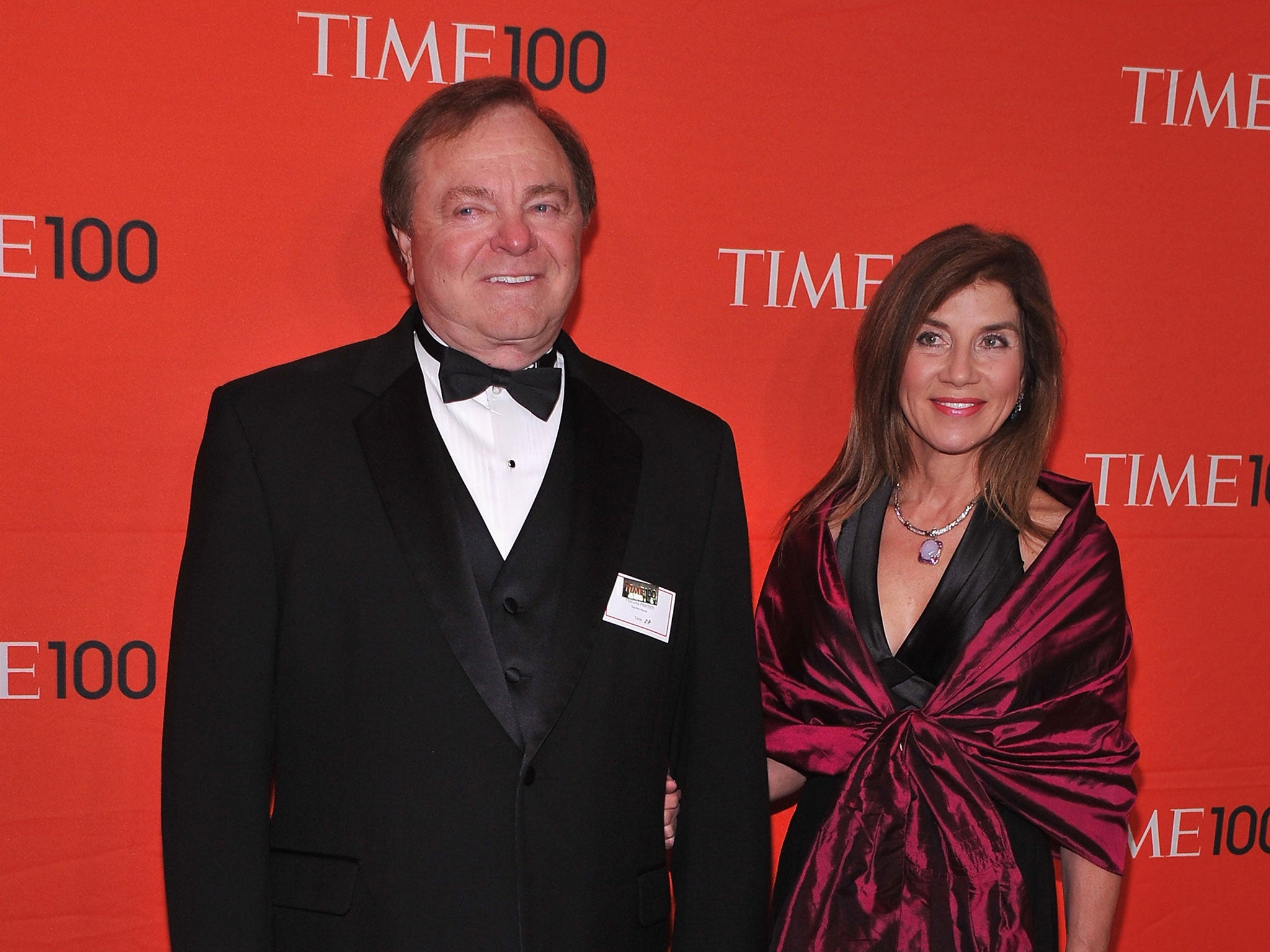 Harold Hamm pictured with his ex wife Sue Ann Hamm