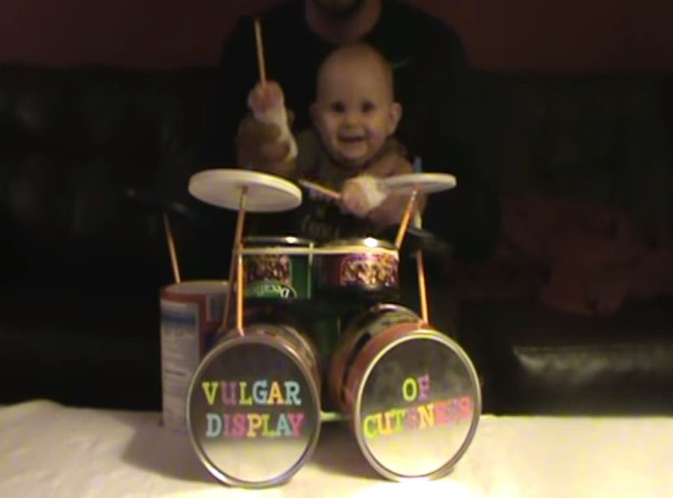 Just a baby playing Pantera on the drums | The Independent | The Independent