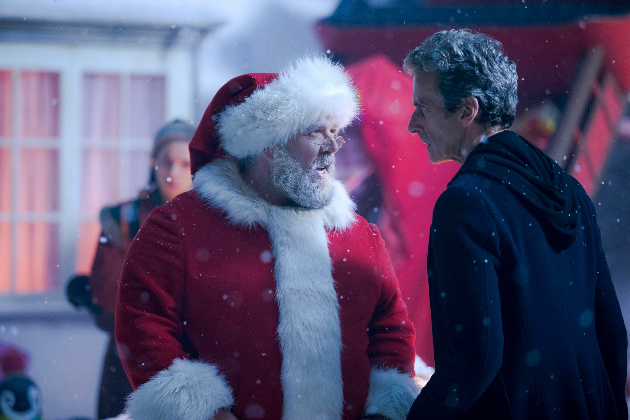 Nick Frost plays Santa Claus in the Doctor Who Christmas special