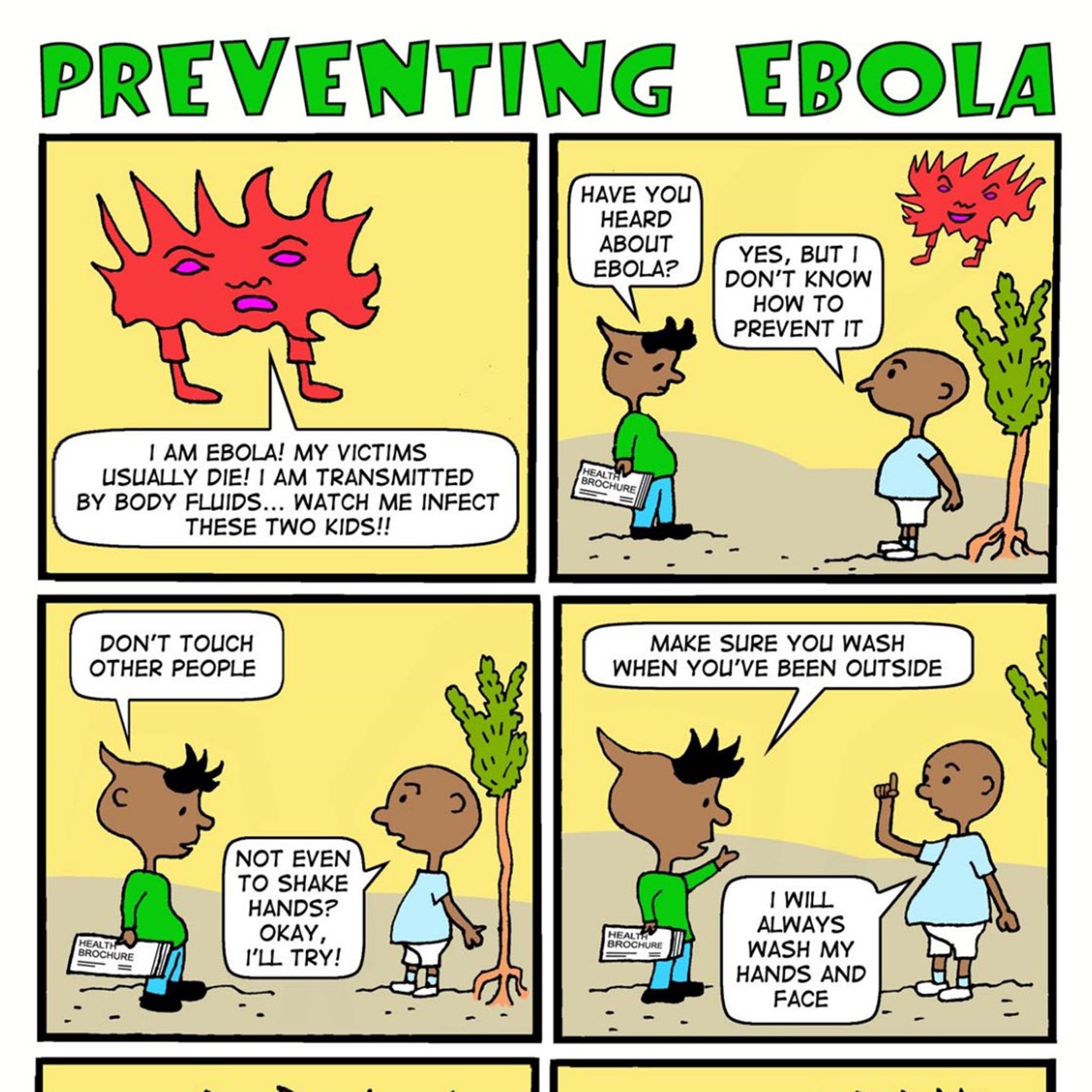 Ebola comic book