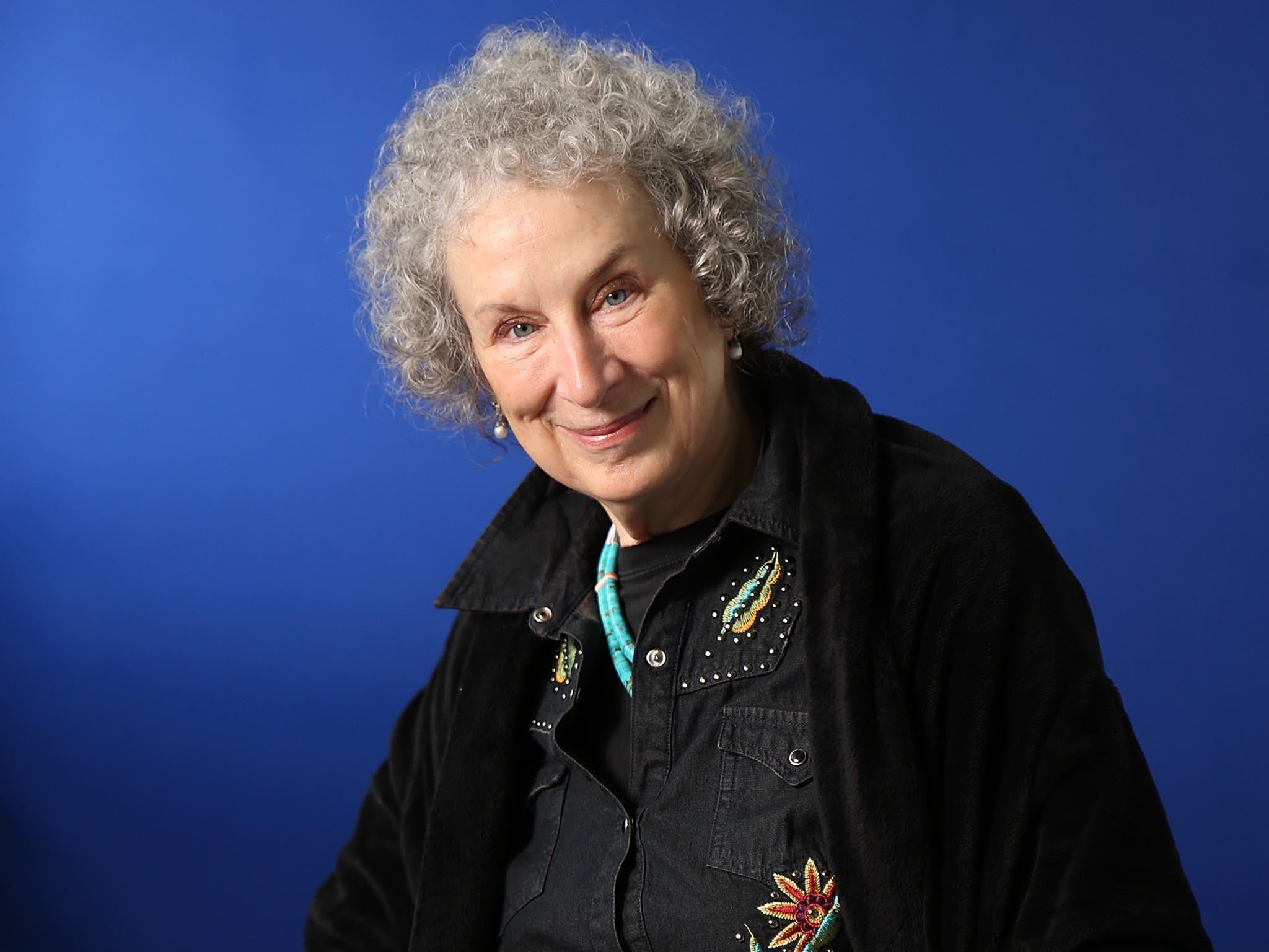 Margaret Atwood, Man Booker Prize winning author, appears at a photocall prior to an event at the 30th Edinburgh International Book Festival, on August 24, 2013 in Edinburgh, Scotland Photo by Jeremy Sutton-Hibbert/Getty Images)