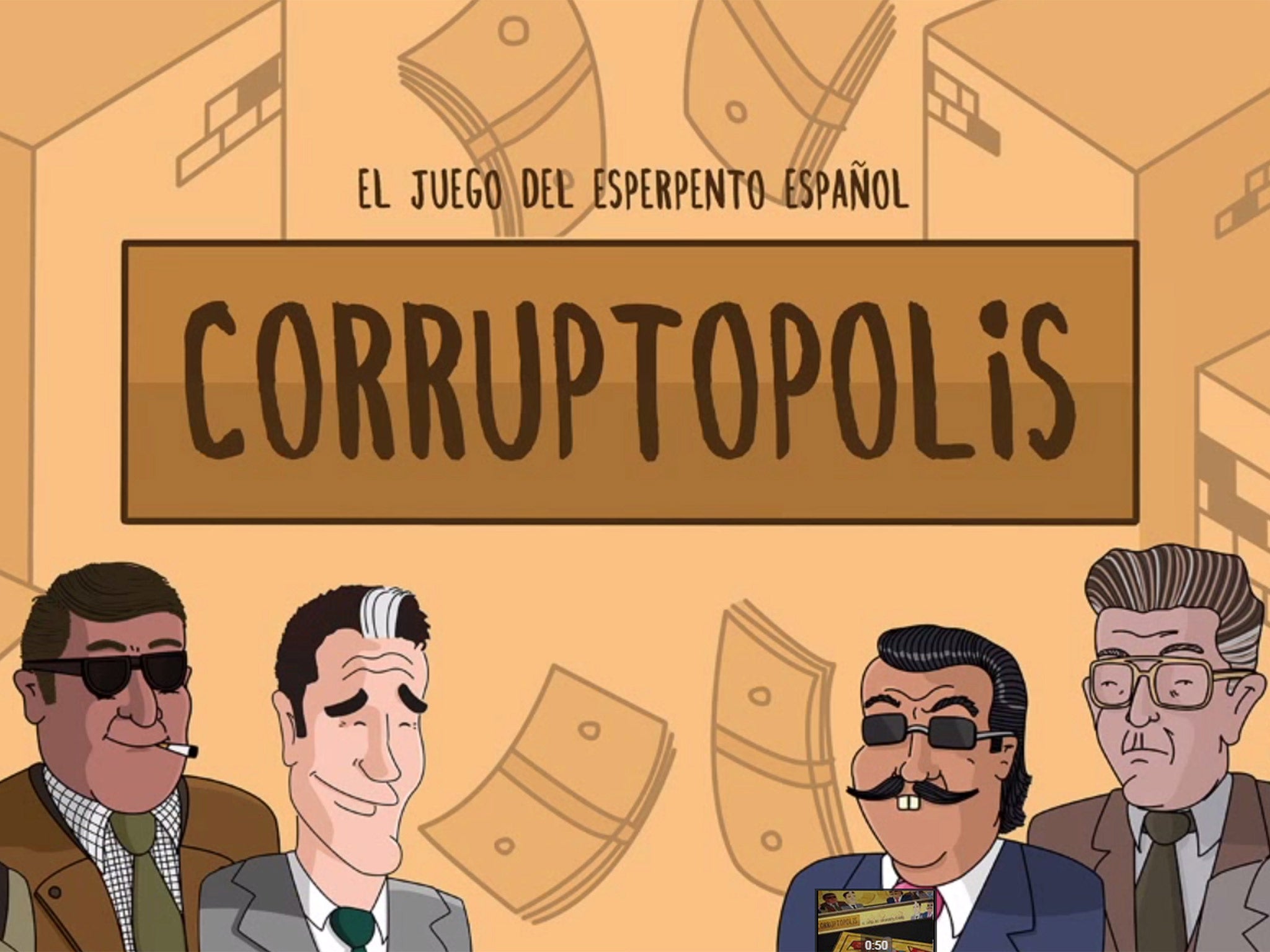 The game allows players to lie and bribe their way to the top – before quizzing them on real-life corruption