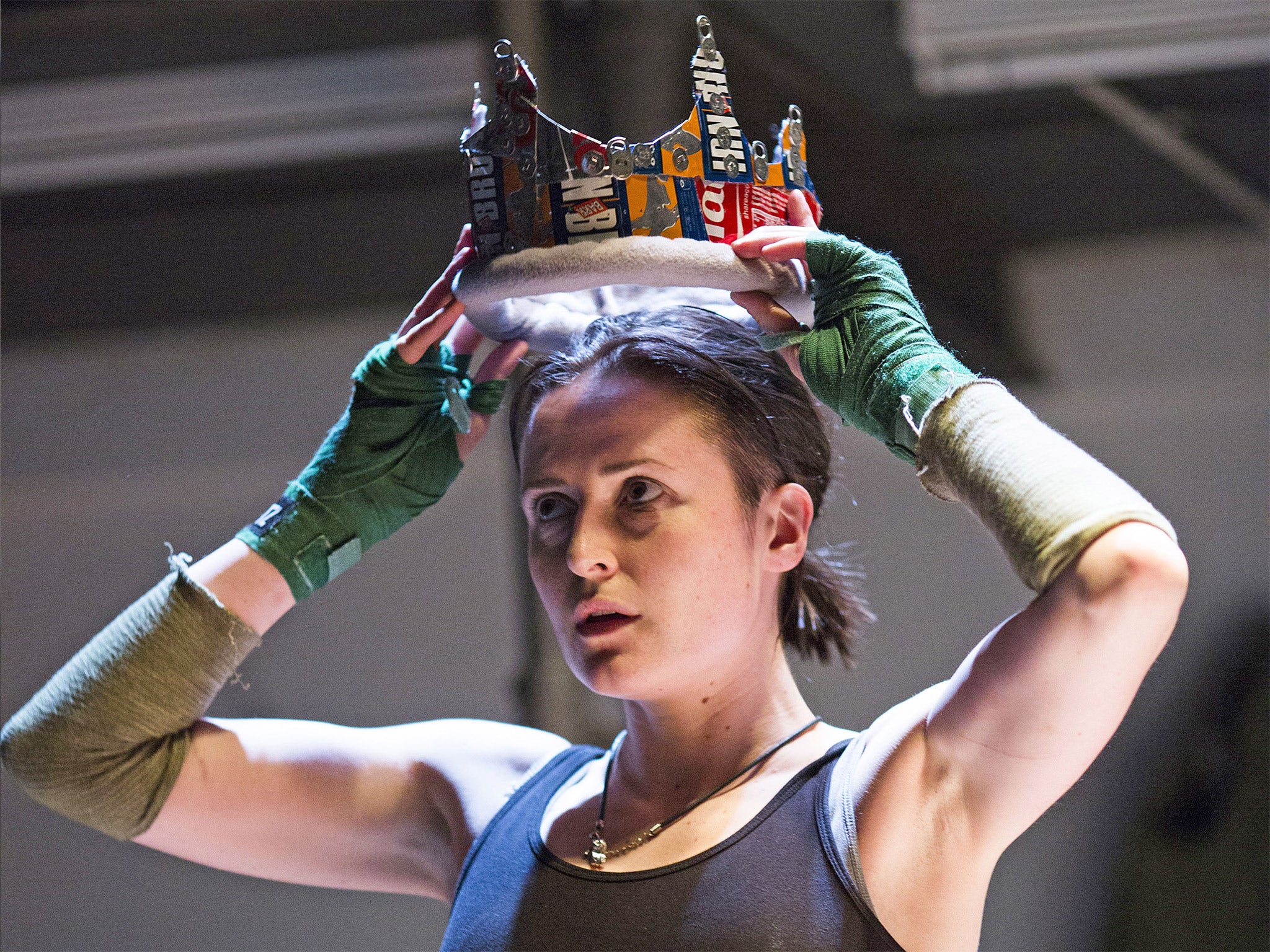 Clare Dunne as Hal in Donmar's current production of Henry IV