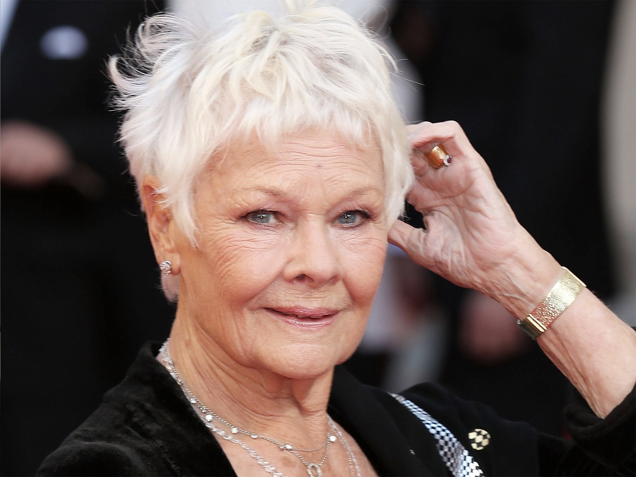 Dench suffers from a serious eye condition which has left her struggling to watch films, but shows no sign of lessening her workload