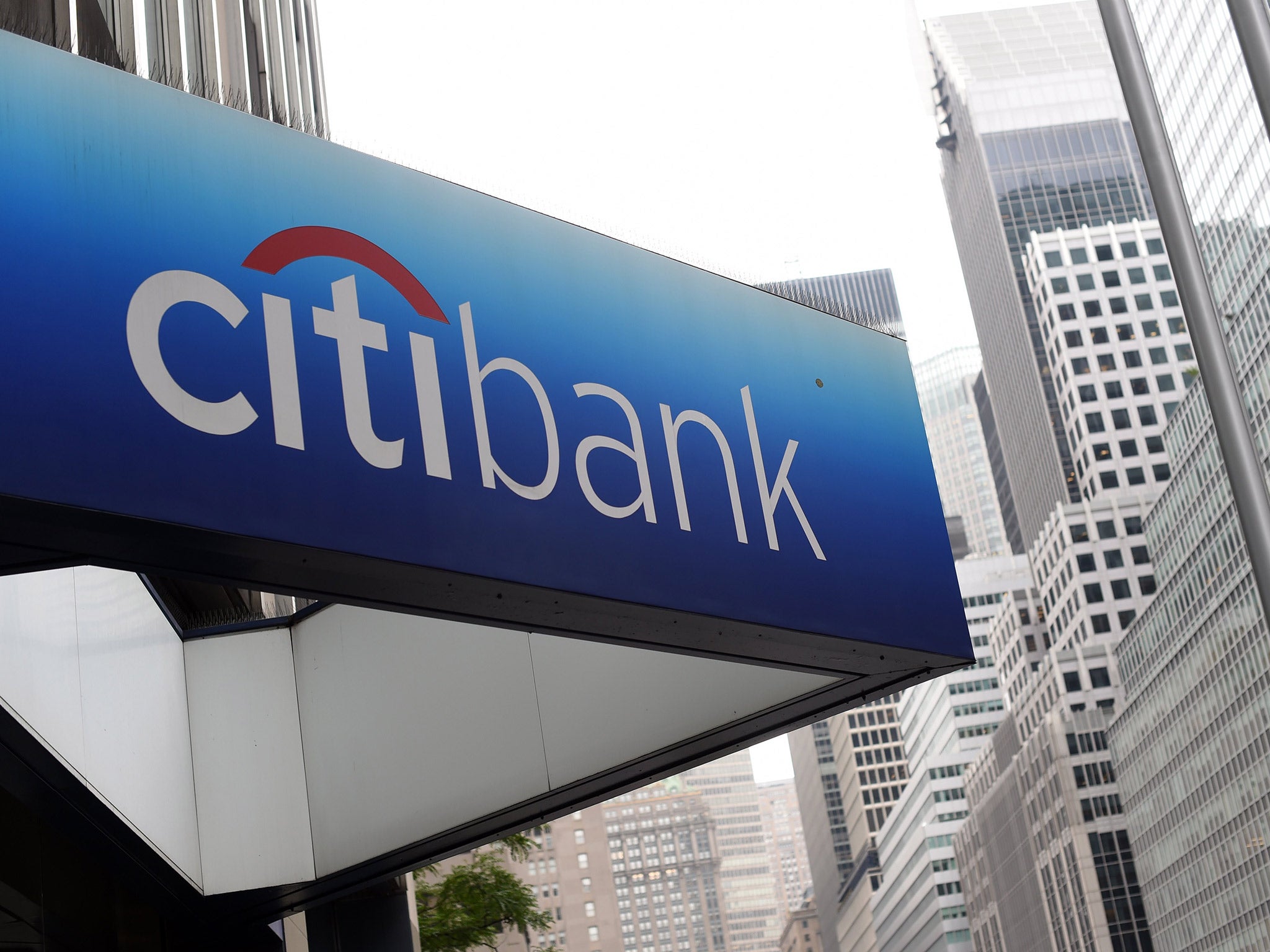 Citibank was among the US banks to be hit with hefty fines (Getty)