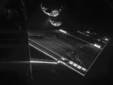 Philae lander 'bounced twice' but is now stable