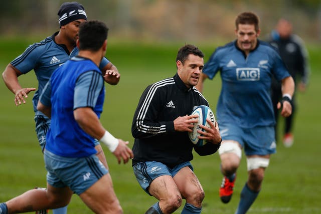 Dan Carter will start for New Zealand for the first time in nearly a year