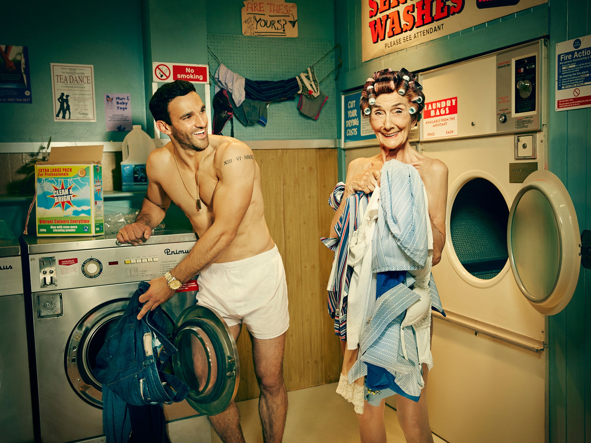 Dot Cotton, played by June Brown, takes part in the EastEnders charity calendar for BBC Children in Need