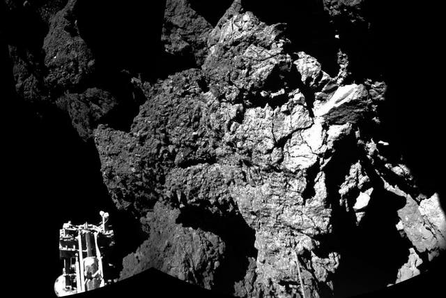 Rosetta's lander Philae is safely on the surface of Comet 67P/Churyumov-Gerasimenko