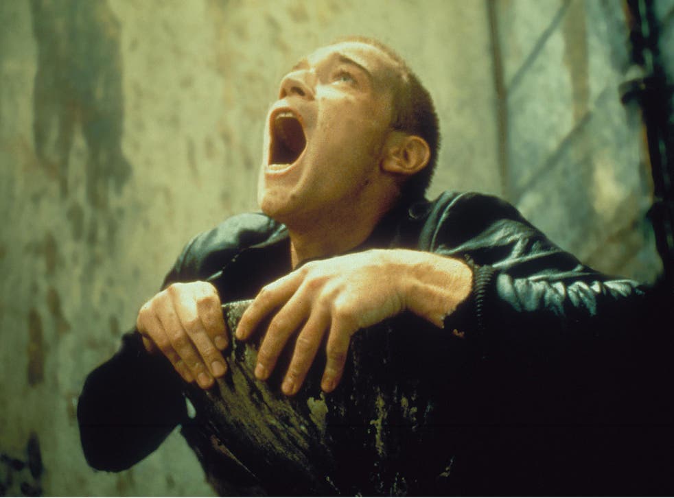 Ewan McGregor in the 'Worst Toilet in Scotland' scene from the film Trainspotting, 1996