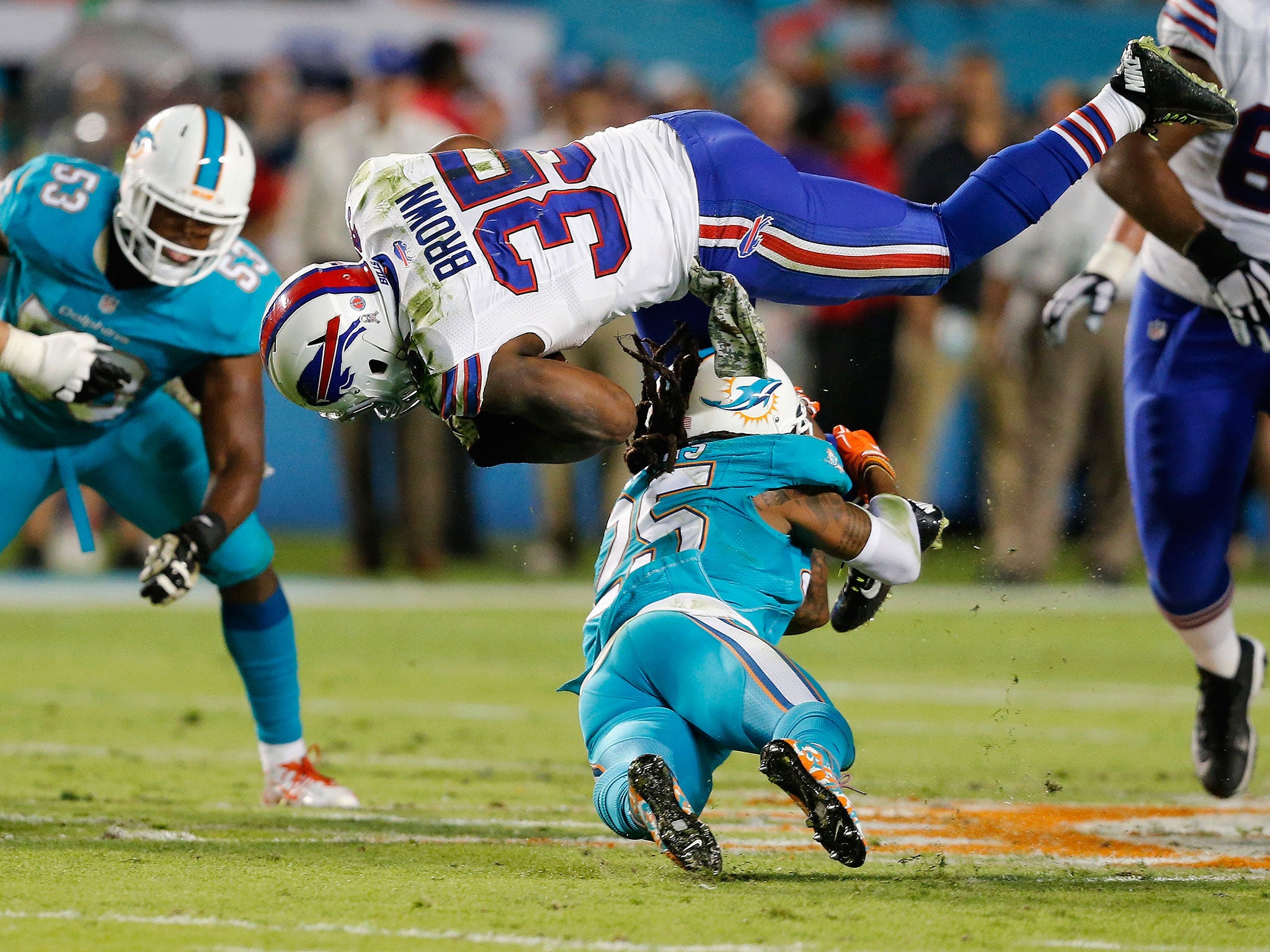 Ryan Tannehill throws for two scores as Dolphins earn 22-9 victory over  Bills - NBC Sports