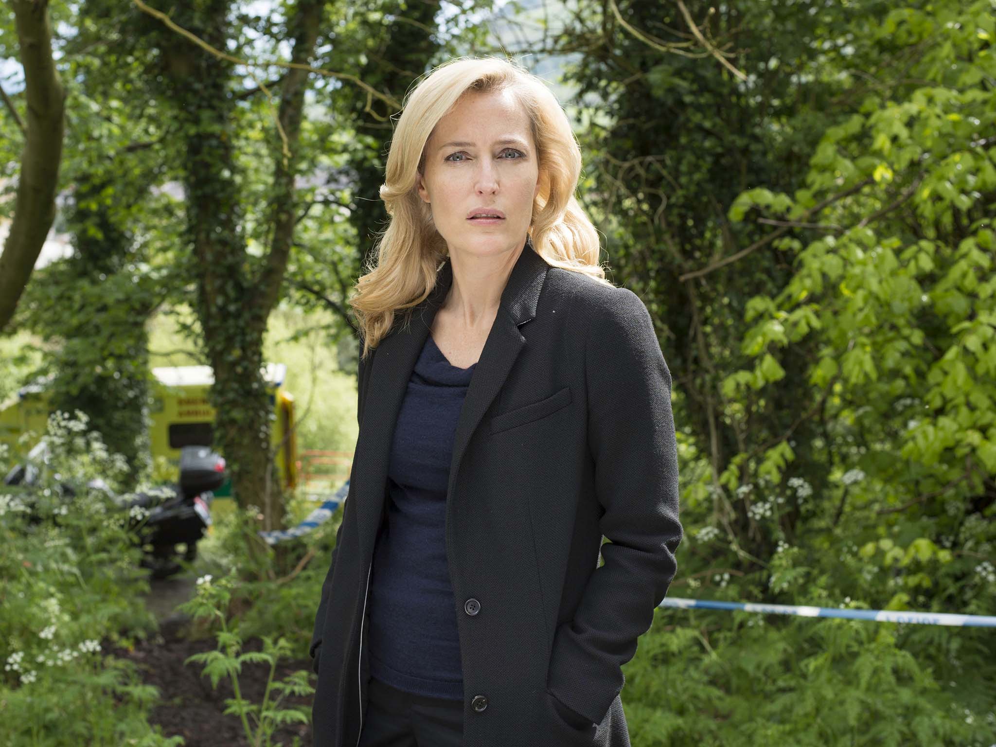 Gillian Anderson as DSI Stella Gibson in The Fall