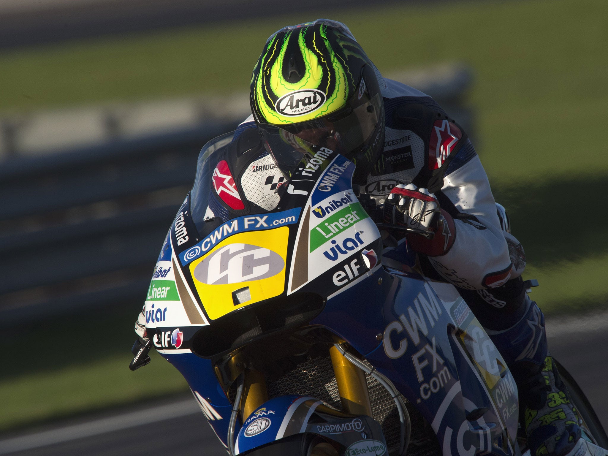 Cal Crutchlow got his first experience on the LCR Honda